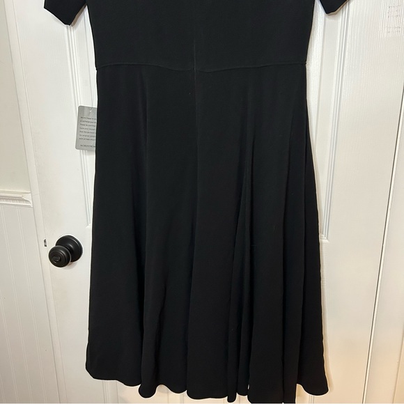 Gal Meets Glam Edith City Crepe Fit & Flare Midi Dress - Picture 14 of 15